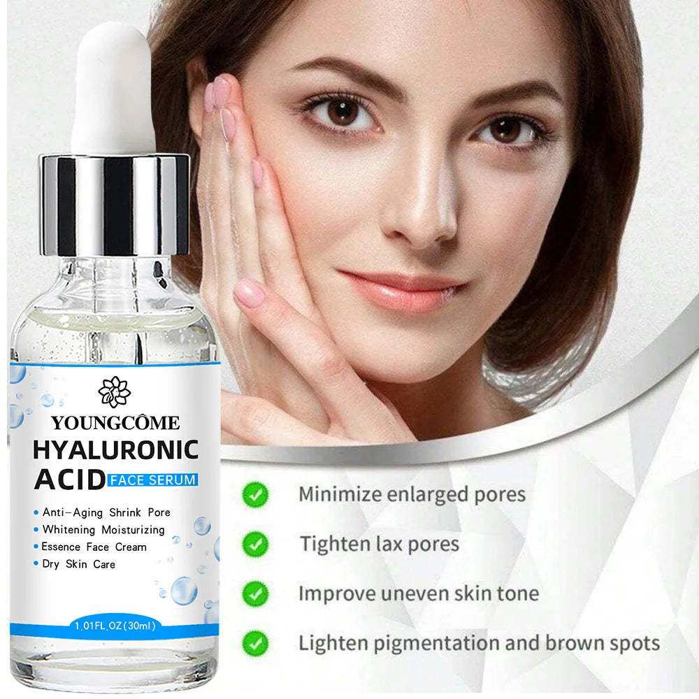 Hyaluronic Acid Facial Essence Deep Moisturizing Shrink Pores Tighten the Skin Facial Skin Essence Korean Skin Care Products